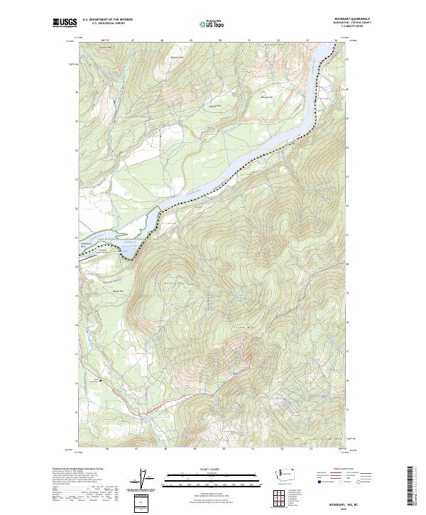 Boundary topographic map thumbnail