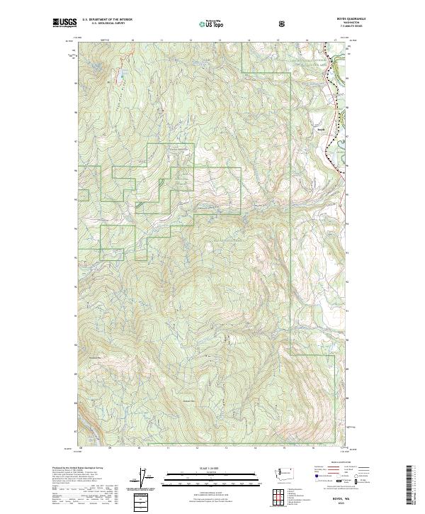 Boyds topographic map thumbnail