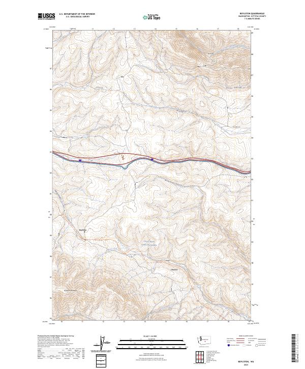 Boylston topographic map thumbnail