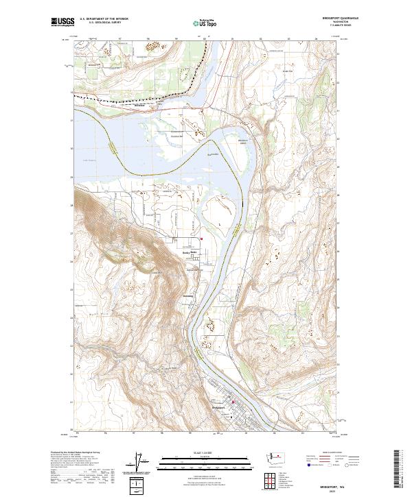 Bridgeport topographic map thumbnail