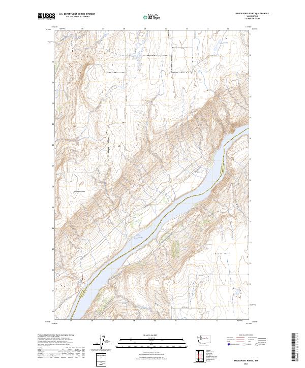 Bridgeport Point topographic map thumbnail