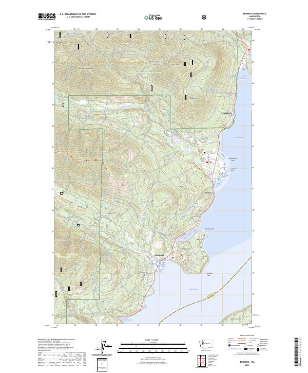 Brinnon topographic map thumbnail