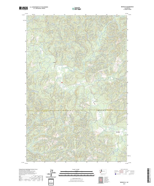 Brooklyn topographic map thumbnail
