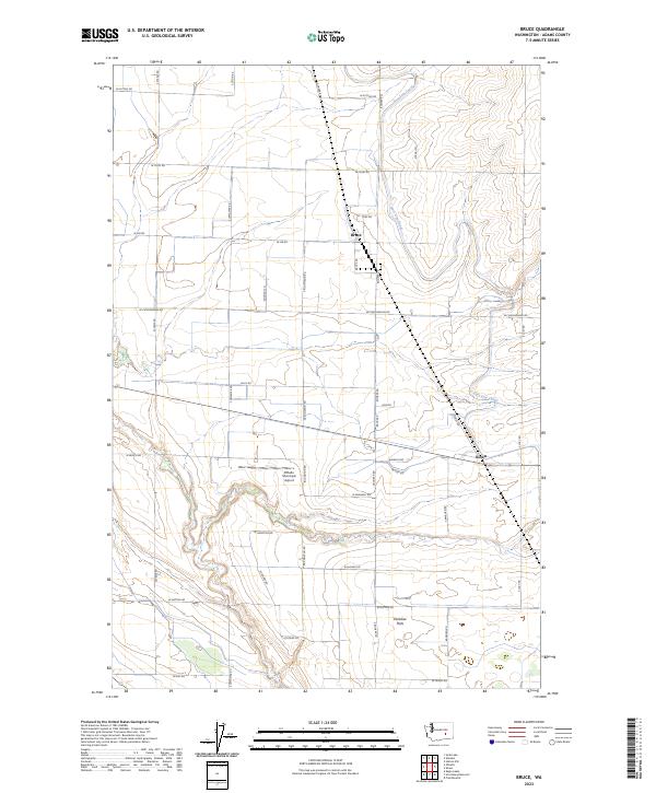 Bruce topographic map thumbnail