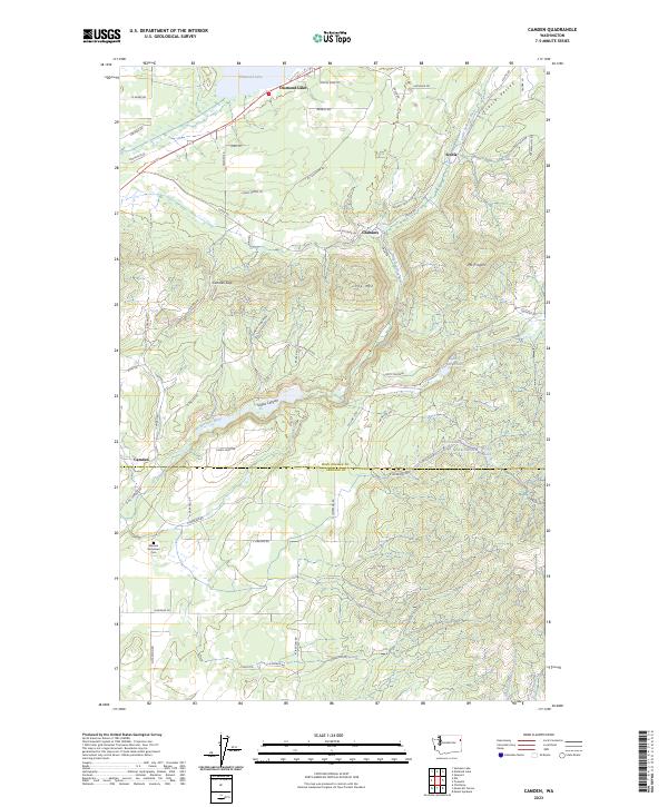 Camden topographic map thumbnail