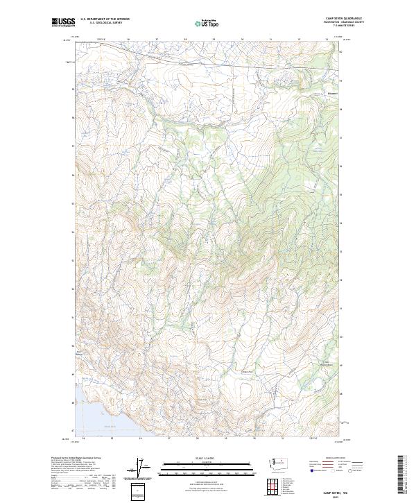 Camp Seven topographic map thumbnail