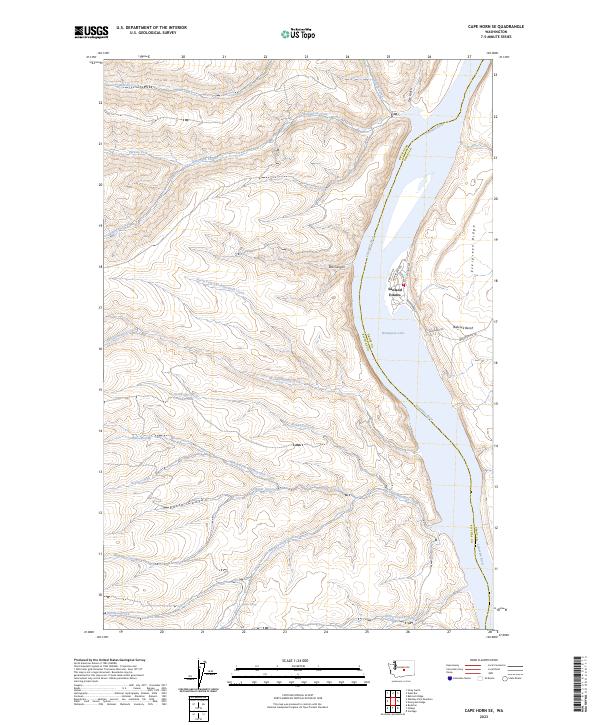 Cape Horn SE topographic map thumbnail