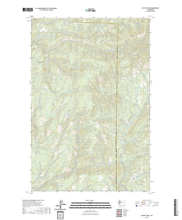 Capitol Peak topographic map thumbnail