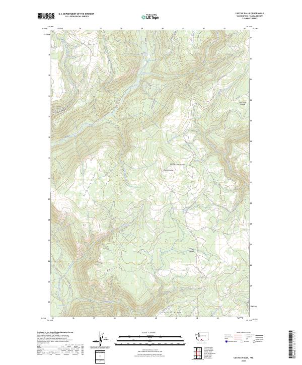 Castile Falls topographic map thumbnail