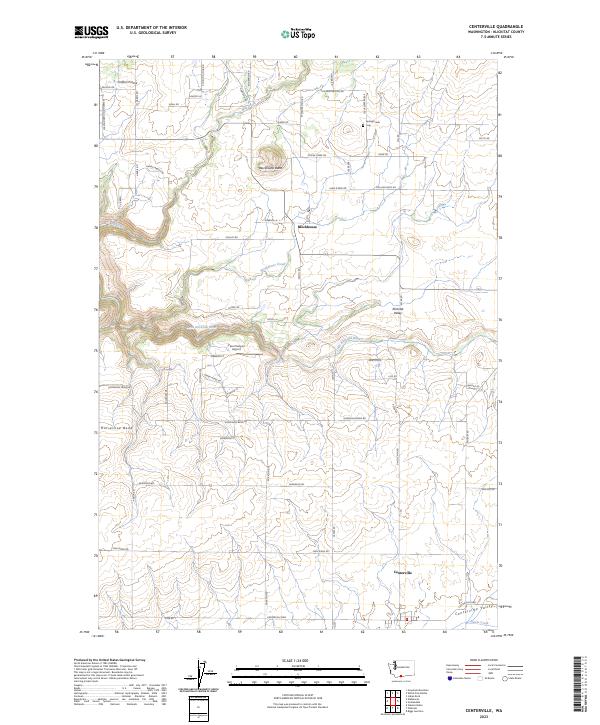 Centerville topographic map thumbnail
