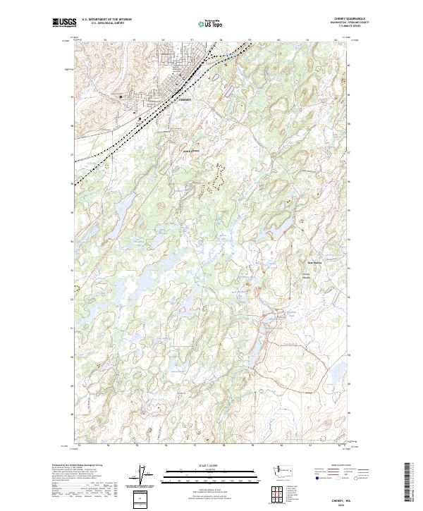 Cheney topographic map thumbnail