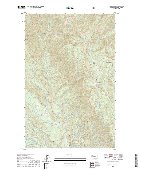 Chikamin Creek topographic map thumbnail