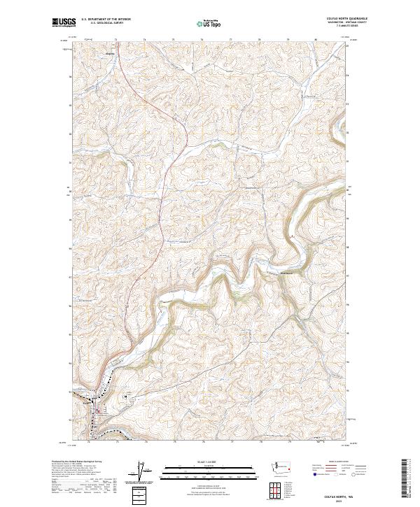 Colfax North topographic map thumbnail