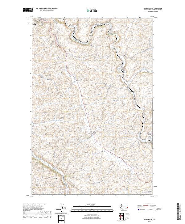 Colfax South topographic map thumbnail
