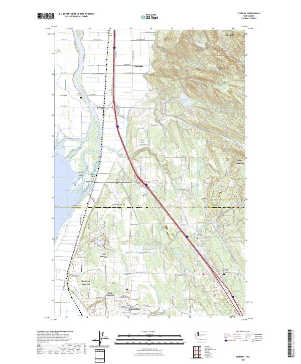 Conway topographic map thumbnail