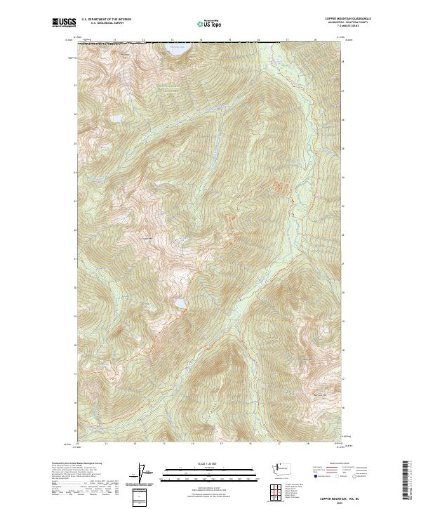 Copper Mountain topographic map thumbnail