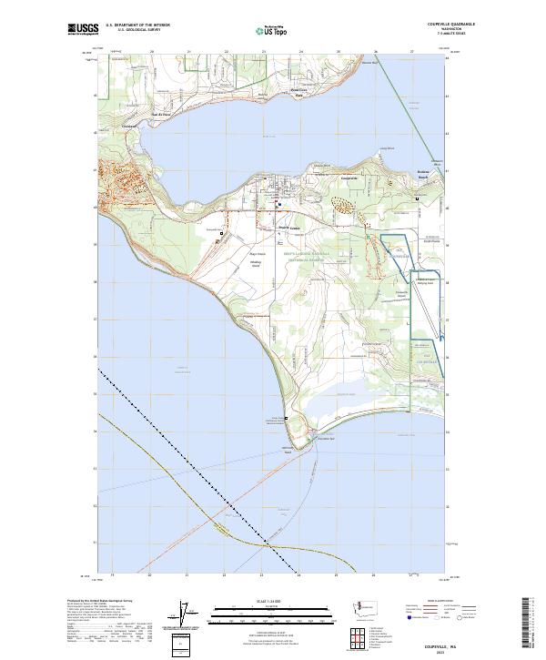 Coupeville topographic map thumbnail