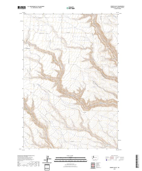 Crider Valley topographic map thumbnail