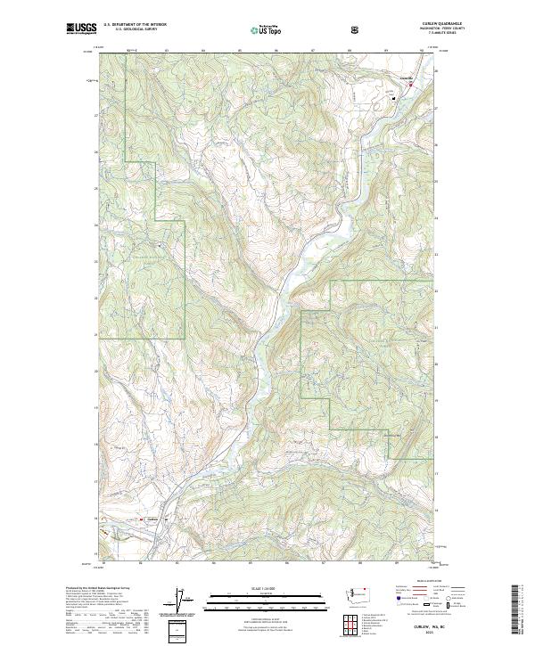 Curlew topographic map thumbnail
