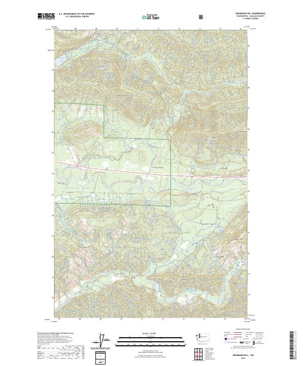 Deadmans Hill topographic map thumbnail