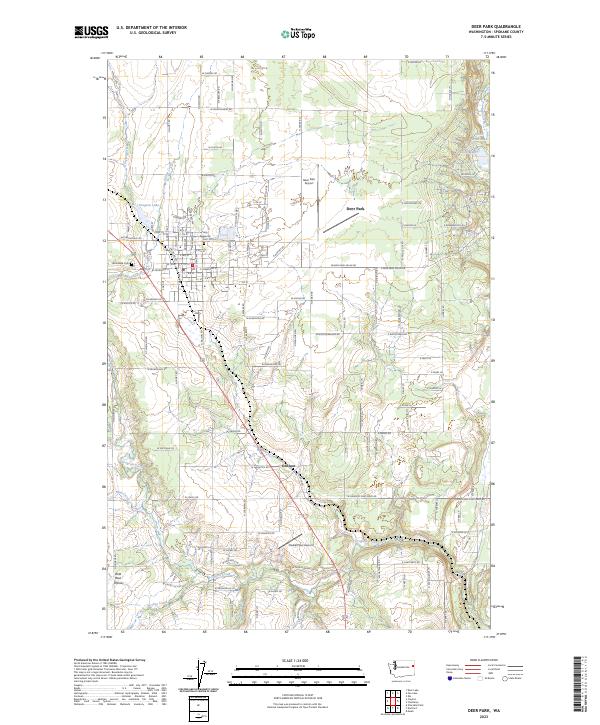 Deer Park topographic map thumbnail