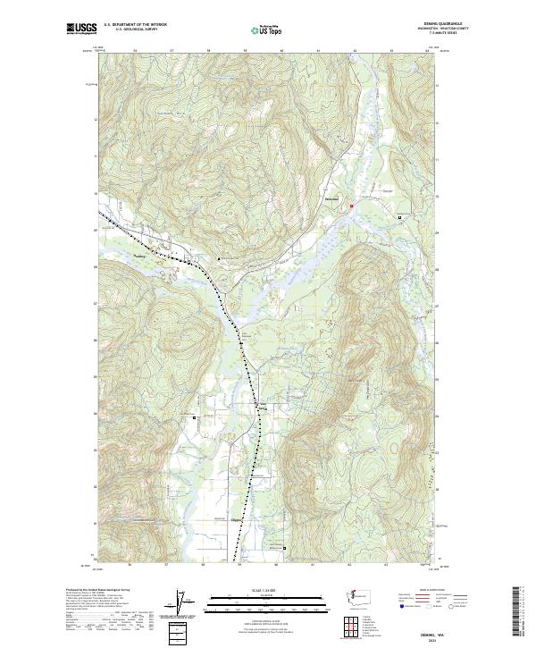 Deming topographic map thumbnail
