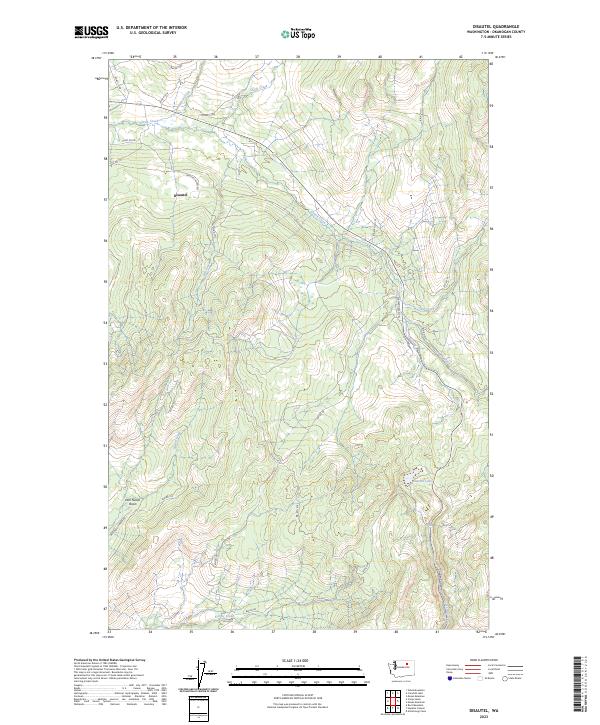 Disautel topographic map thumbnail