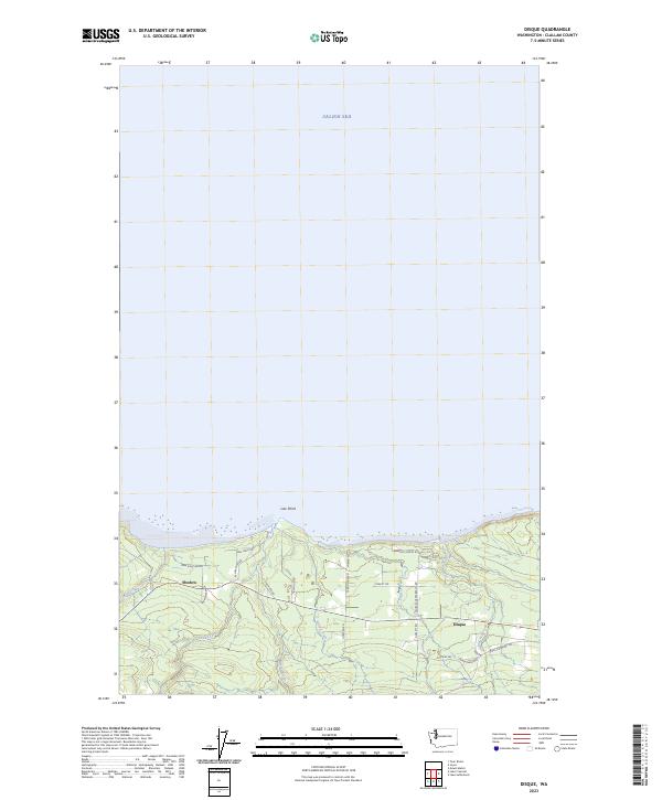 Disque topographic map thumbnail