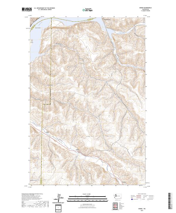 Dodge topographic map thumbnail