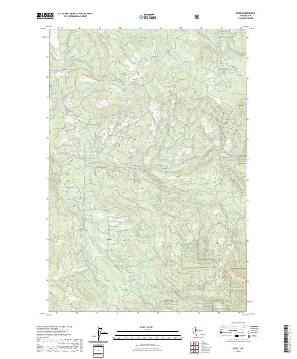 Dole topographic map thumbnail
