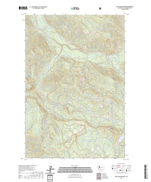 East Canyon Ridge topographic map thumbnail