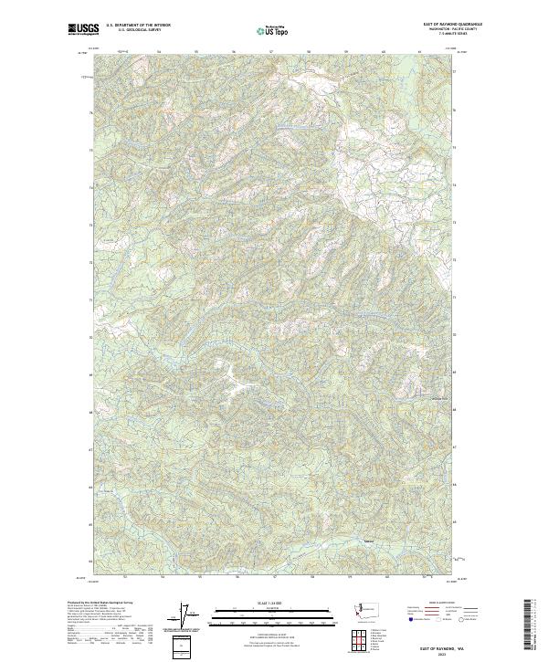 East of Raymond topographic map thumbnail