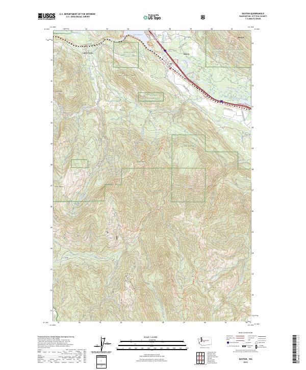 Easton topographic map thumbnail