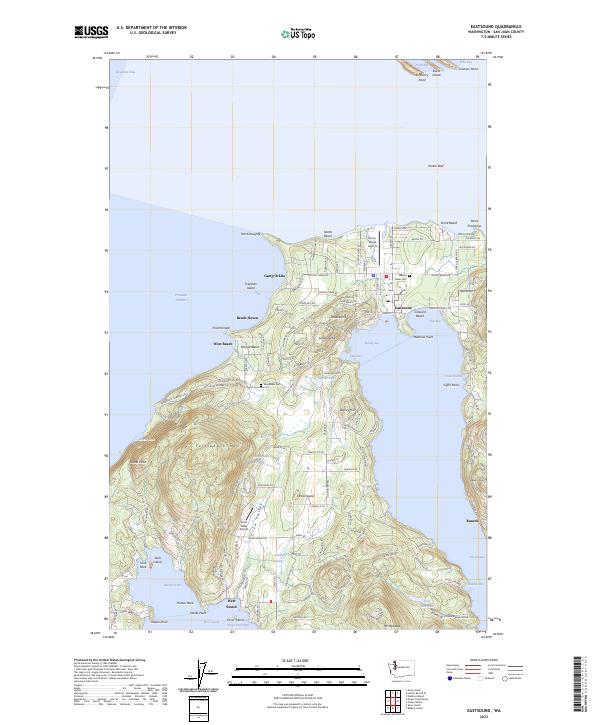 Eastsound topographic map thumbnail