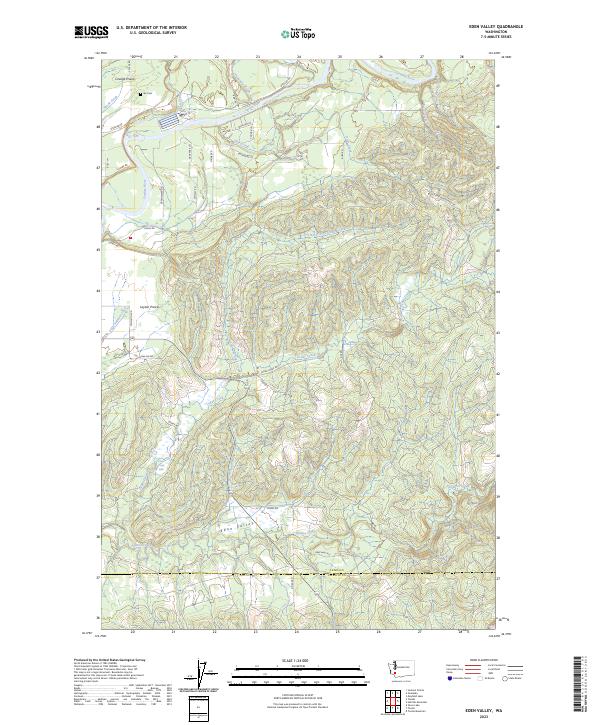 Eden Valley topographic map thumbnail