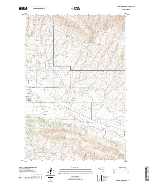 Elephant Mountain topographic map thumbnail