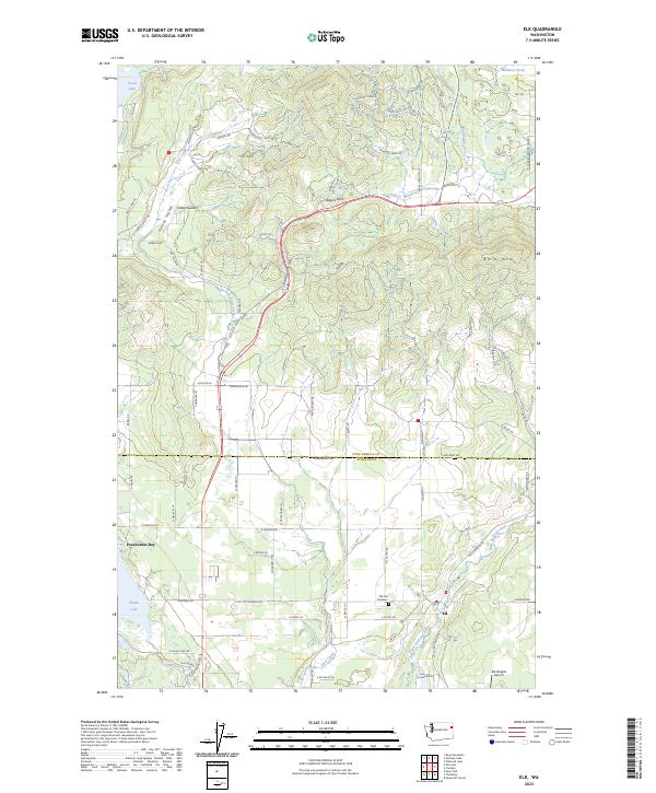 Elk topographic map thumbnail