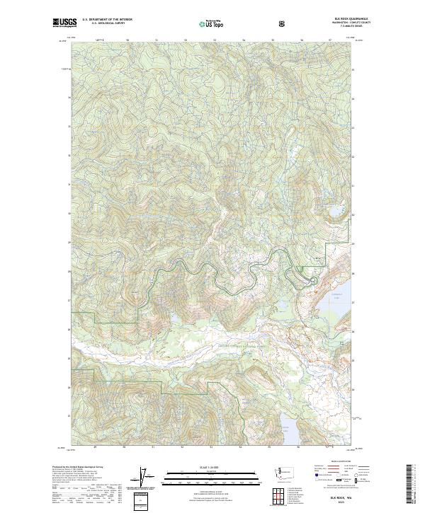 Elk Rock topographic map thumbnail