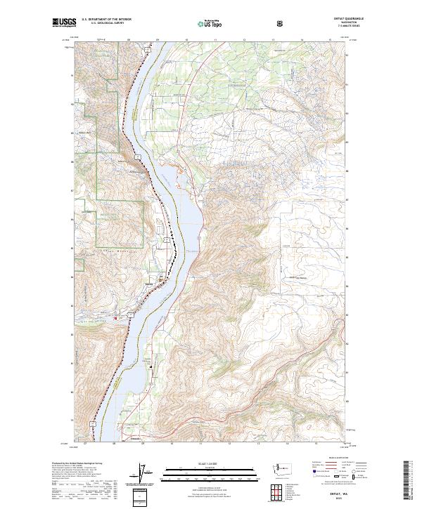 Entiat topographic map thumbnail