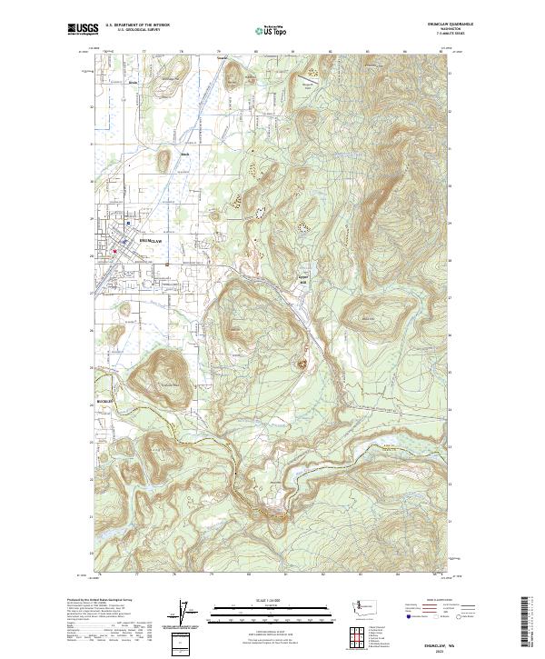 Enumclaw topographic map thumbnail