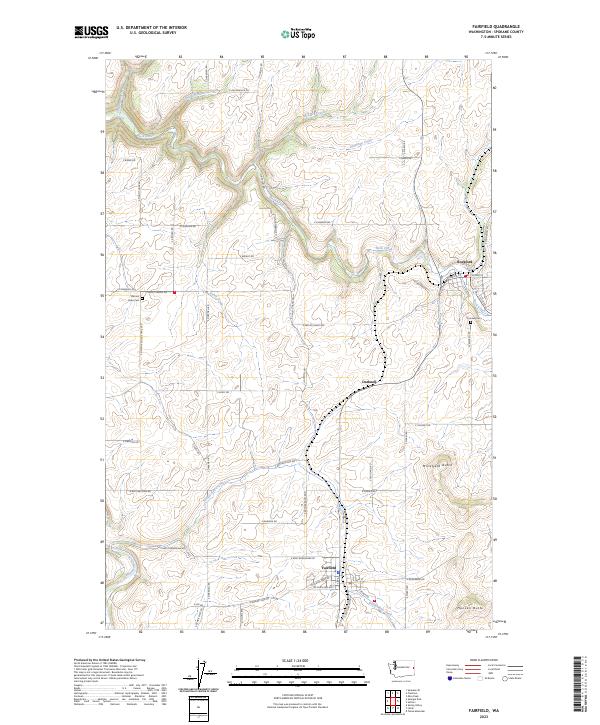 Fairfield topographic map thumbnail