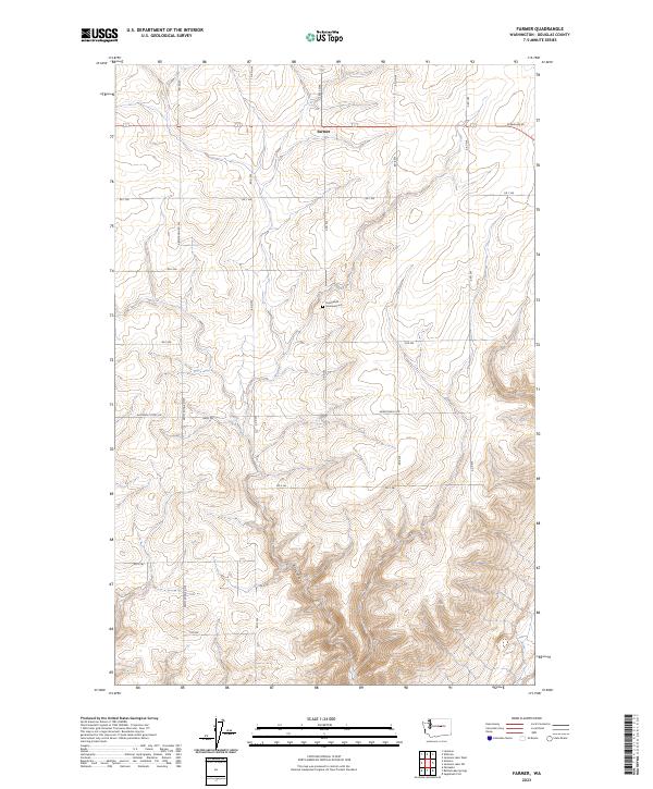 Farmer topographic map thumbnail