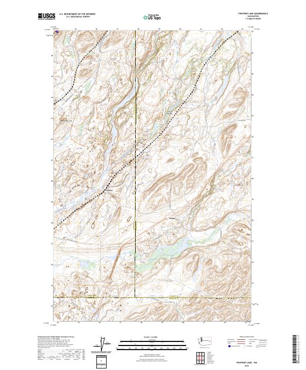 Fishtrap Lake topographic map thumbnail