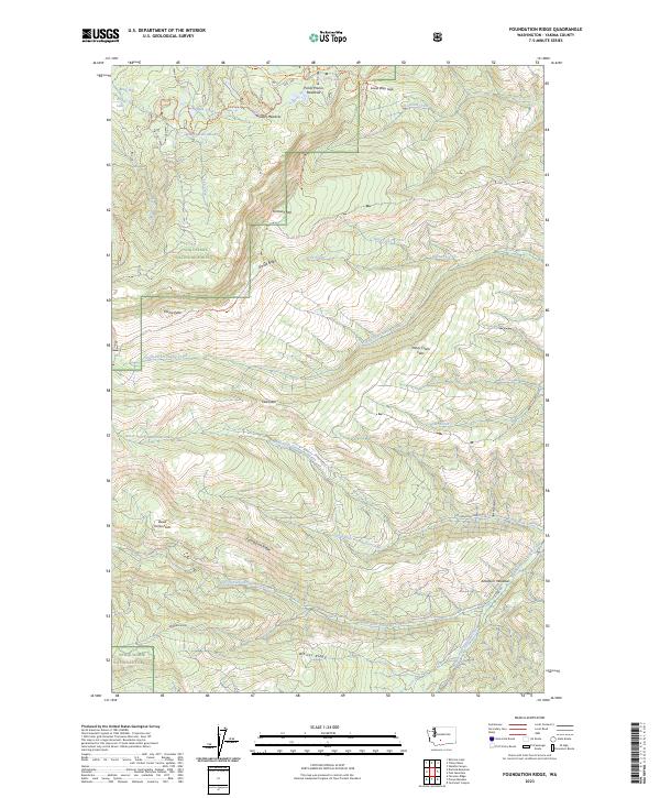 Foundation Ridge 2023 topographic map thumbnail