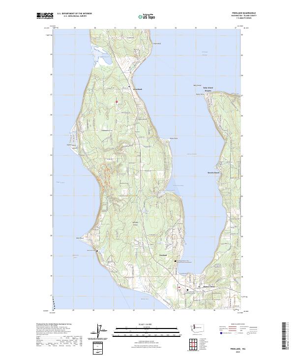 Freeland 2023 topographic map thumbnail