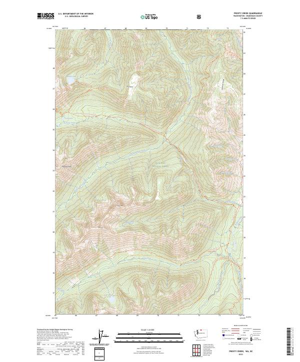 Frosty Creek topographic map thumbnail