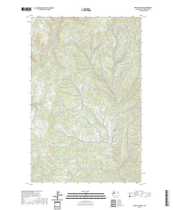 Frosty Meadow 2023 topographic map thumbnail