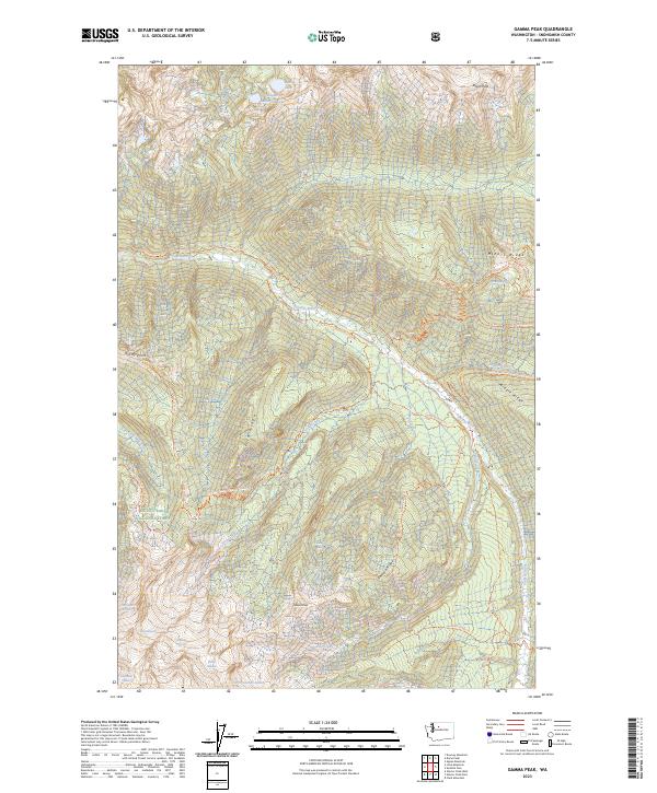 Gamma Peak topographic map thumbnail