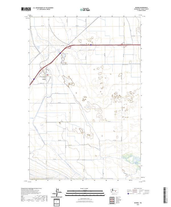 George topographic map thumbnail