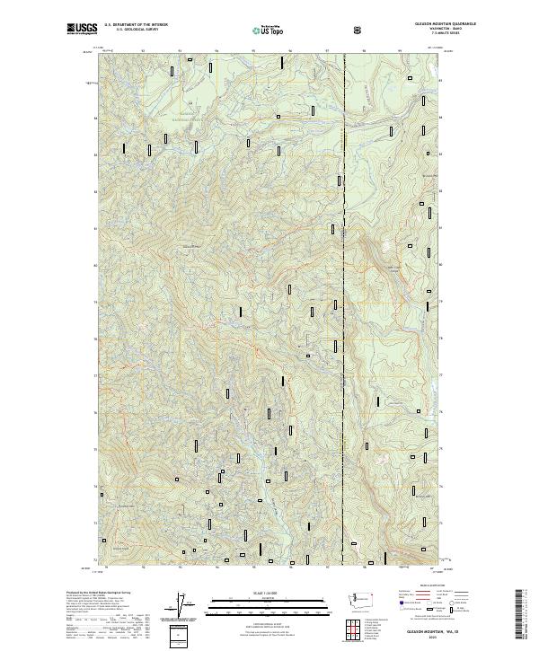 Gleason Mountain topographic map thumbnail